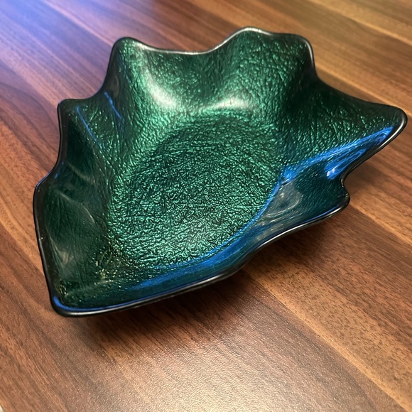 Stoneware Figural Tree Candy Dish Green Optional Christmas - Picture 2 of 6